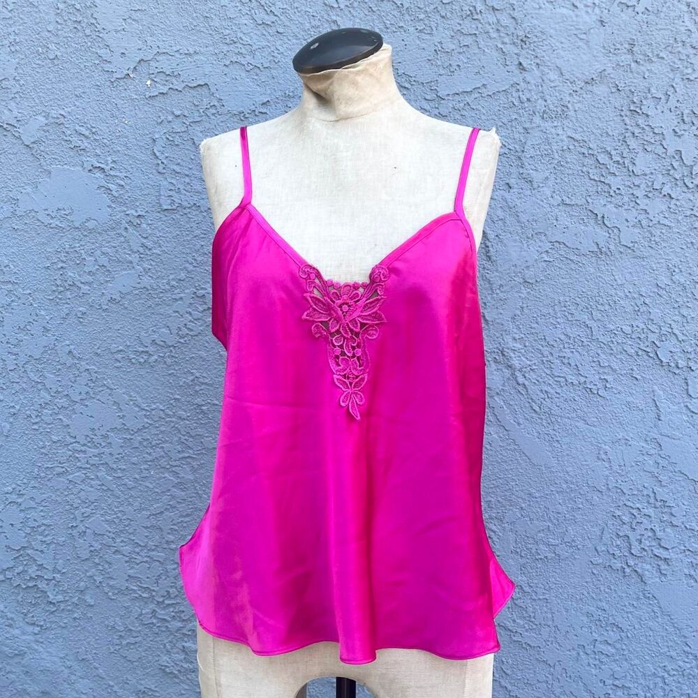 Vintage cami top 90s lingerie Size large